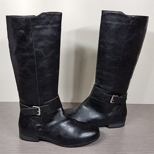 Tucker + Tate Marina Buckle Strap Boot Black, Childrens Size 3 & 5